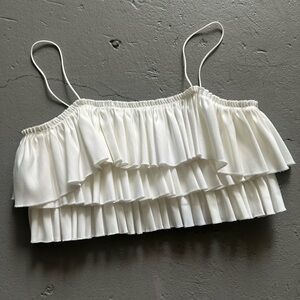 ZARA cropped thick cami